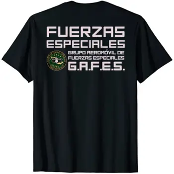 GAFE GAFES Meksika Fuerzas Especiales Meksikos Specialiųjų Pajėgų Vyrų Marškinėliai trumpomis Rankovėmis Atsitiktinis Medvilnės O-Kaklo Marškinėliai Nuotrauka 2
