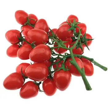 Gresorth 2 Pak Dirbtinis Raudoni Vyšniniai Pomidorai Apdailos Netikrą Pomidorų Namų Virtuvėje Šalies Kalėdų Ekranas