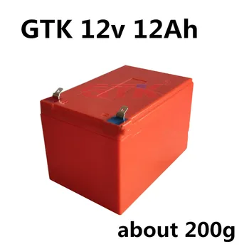 GTK 12V10ah12ah ličio baterija vandeniui plastikinis už 18650 motociklo ABS baterija, dėžutė.