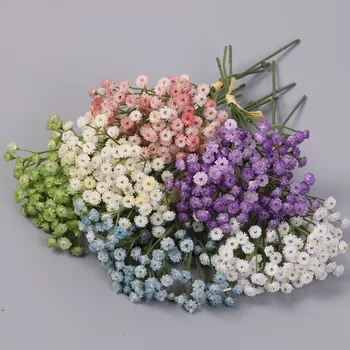 Gypsophila Netikrą Šilko Gėlės Dirbtinės Babysbreath Gėlių, Augalų, Už Namo Šalis sodas Vestuvių Dekoravimas Gėlių Nuotrauka 2