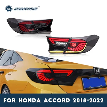 HCMOTIONZ Užpakaliniai Žibintai Honda Accord 2018 2019 2020 2021 2022 Automobilių Optikos Atgal Lempų Surinkimo Galiniai Žibintai Priedai