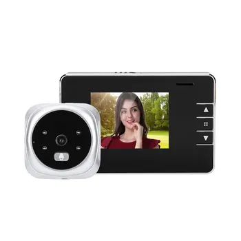 I8 HD protingas 2.8 Colių Vaizdo Doorbell Kameros Akis Akutė Kamera, Naktinio Matymo Namų Apsaugos Kameros Support 32G Atmintis