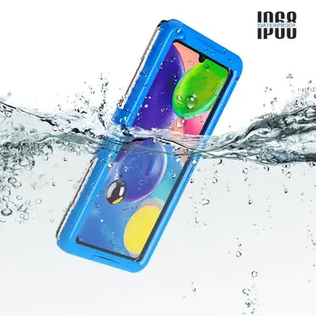 IP68 Vandeniui Case For Samsung Galaxy A51 71 5G 50 60 70 80 90 Vandeniui Visiškai Apsaugoti Povandeninis Galinį Dangtelį