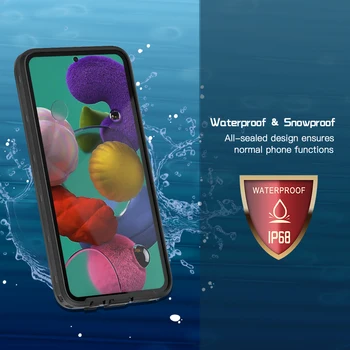 IP68 Vandeniui Telefono dėklas Samsung Galaxy A51 4G Coque Sunkiųjų Visišką Apsaugą atsparus smūgiams Atveju Vandeniui atsparus Dangtis