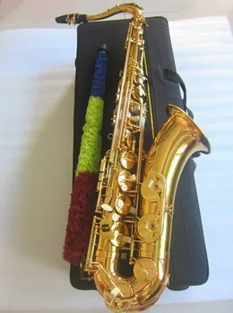 Karšto Pardavimo Tenoras Saksofonas Bb Butas Lako Metalo Muzikos Instrumentų Specialistas Su Atveju, Pirštinės Nemokamas Pristatymas