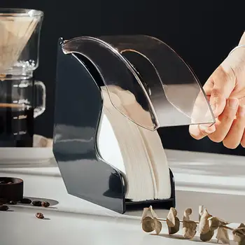 Kavos Popieriaus Stovo Kompaktiškas, Didelės Talpos Skaldytų Atsparus Kavos Filtro Popieriaus stalčiuko už Kavinė