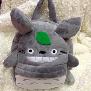 Kūdikio Lopšelis Cartoon Mokyklos Maišą Anime Mielas Totoro Bagpack Vaikų Mados Minkšti Kimštiniai Pliušinis Kawaii Pečių Krepšiai, Kuprinės