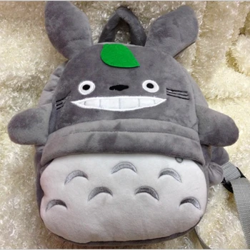 Kūdikio Lopšelis Cartoon Mokyklos Maišą Anime Mielas Totoro Bagpack Vaikų Mados Minkšti Kimštiniai Pliušinis Kawaii Pečių Krepšiai, Kuprinės Nuotrauka 2
