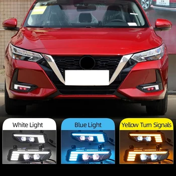 LED Dienos Veikia Šviesos Rūko Žibintas DRL Su Posūkio Signalus Paliko Diską-Nissan Sentra 2020 2021