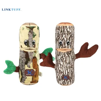 Linktuff šunelis Piskliwy Mokymo Žaislai - Skėtis medis/Juoda ąžuolo medžio kelmas(Tvirtos & atsparus bite)