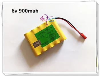 Litro energijos baterija 6 V 900MAH AA Ni-CD Įkrovimo mokamas Baterija Žaislų Kameros Žaidimas Nuotrauka 2