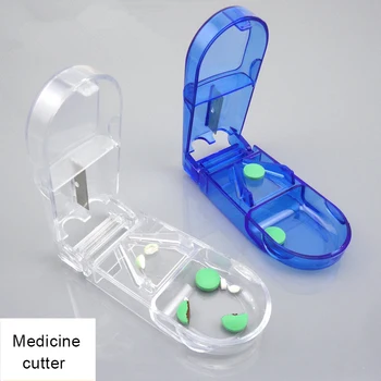 Medicinos Lauke Tabletes Caplets Vaisto Dozės Tabletę Cutter Splitter Padalinti Kamera Talpinimo Nešiojamų Namų Medicina Atveju Dėžės
