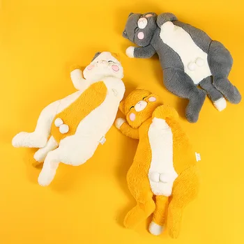 Mieguistas Pet Cute Kačių Pagalvę Miau Pliušinis Lėlės Vaikų Komfortą Žaislas Mergina Tingus Kačių Pagalvę Namų Puošybai Kalėdų, Gimtadienio Dovana