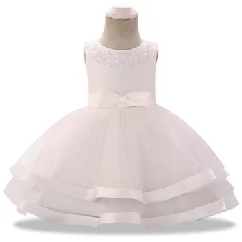 Mielas Gėlių Baby Girl Dress Baby Princess Dress Mergina Dress Nėrinių Tutu Vaikų Šalis Gimtadienio Aprangos Drabužių