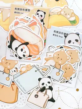 Mielas Panda Memo Nustatyti Memo Pad 