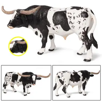 Mini Fermos Gyvūnų Figūrėlės Modeliavimas Karvė Duomenys Kolekcijos Modelį, Namų Dekoro Švietimo Žaislas Vaikams Nuotrauka 2