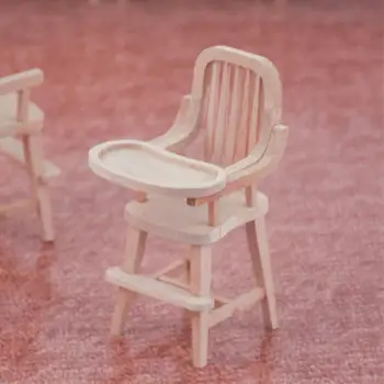 Mini Valgomojo Kėdžių Puošyba Medinis, 1:12 Kėdžių Išmatose Dollhouses Gyvenimo Scenos Išdėstymas Fotografijos Rekvizitai PASIDARYK pats Aksesuaras