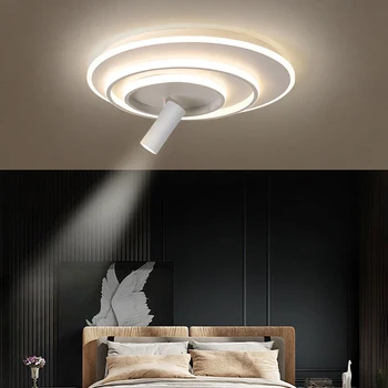 Modernus apvalių LED miegamojo kambarį fone lubų lempa hotel restaurant villa butas multi-layer apšvietimo tiesioginio pardavimo