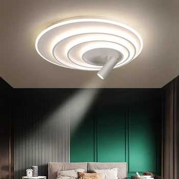 Modernus apvalių LED miegamojo kambarį fone lubų lempa hotel restaurant villa butas multi-layer apšvietimo tiesioginio pardavimo Nuotrauka 2