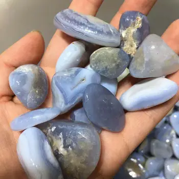 Mėlyna-venų akmuo kvarcas mineralinių kristalų, brangakmenių gamtos dvasinio gijimo meditacija vazonas namų dekoro šiuolaikinės