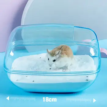 Naudinga Plastikiniai Skaidrus Dizaino, Didelio Tankio Smulkių Gyvūnų Vonios Kambarys Namo Žiurkėno Smėlio Išskirtinį Apdailos