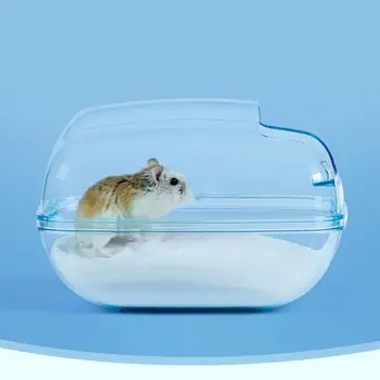 Naudinga Plastikiniai Skaidrus Dizaino, Didelio Tankio Smulkių Gyvūnų Vonios Kambarys Namo Žiurkėno Smėlio Išskirtinį Apdailos Nuotrauka 2