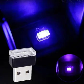 Naujas 18mA 5V Atmosferos Šviesos USB Sąsaja Mini LED Automobilio Salono Atmosfera Lempos Apdaila Nuotrauka 2