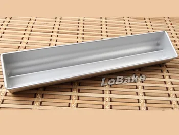 Naujas 36.4 cm ilgio unikalaus dizaino dvigubo griovelio forma sklandžiai anodavimas, aliuminio lydinys taurę putėsiai pudingas kūrėjas, kepimo įrankiai
