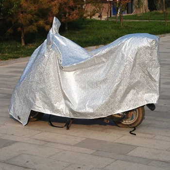 Naujas aliuminio plėvelę, motociklų aprangos automobilių padengti elektrinių automobilių padengti motociklų apsaugos nuo saulės, drabužiai, apsauga nuo lietaus ir apsauga nuo dulkių Nuotrauka 2