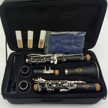 Naujas MFC Profesinės Bb Klarnetas B12 Bakelite Clarinets Nikelio Sidabro Pagrindiniai Muzikos Instrumentai Atveju Kandiklį Nendrės