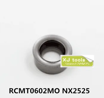 Nemokamas pristatymas 10vnt RCMT0602MO NX2525 /RCMT0803MO NX2525 frezavimo cutter įterpti karbido įtvirtino karbido tekinimo įrankiai