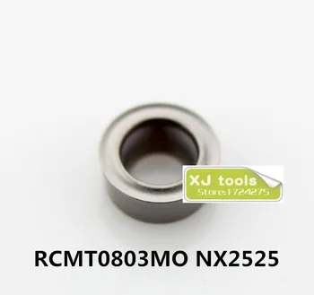 Nemokamas pristatymas 10vnt RCMT0602MO NX2525 /RCMT0803MO NX2525 frezavimo cutter įterpti karbido įtvirtino karbido tekinimo įrankiai Nuotrauka 2