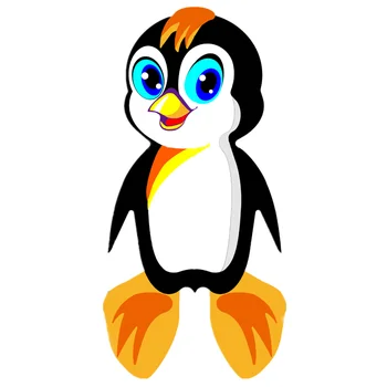 nemokamas pristatymas didelis Pingvinas aitvaras plaukioja minkštas aitvaras didelis, lauko žaislai kite surf spalvinga plaukioja aitvarai vėjo kojinių vėliavos Aitvaras plaukioja Nuotrauka 2