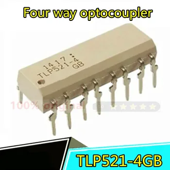 Originalus ištikimybės 10vnt importuotų optocoupler TLP521-4 TLP521-4GB-line DIP16 keturių krypčių optocoupler