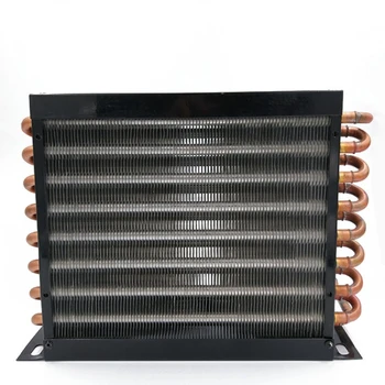 oro kondicionieriaus kondensatorius aliuminio fin kondensatorius ritė vamzdis fin šilumokaitis vario fin vamzdis, radiatoriai šaldytuvas šaldiklis Nuotrauka 2