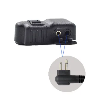 Plastikiniai 2-Pin Plug M Adapteris Jungtis, Skirta Motorola XiR P6600 P6628 XPR3500 MTP3100 MTP3200 Walkie Talkie Radijas