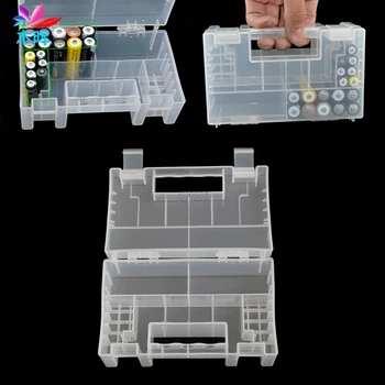 Plastikinis korpusas/Organizatorius/Laikiklis/Konteinerių Baterijos Laikymo Dėžutė AAA 9V Baterija APR10_35