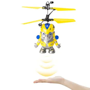 Plaukioja Kamuolys Pasakų Drone Sraigtasparnis Žaislai Vaikams Berniukų, Mergaičių Infraraudonųjų spindulių Indukcijos Spalvinga Mini Drone Kamuolys Built-in LED Švyti Į