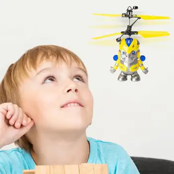 Plaukioja Kamuolys Pasakų Drone Sraigtasparnis Žaislai Vaikams Berniukų, Mergaičių Infraraudonųjų spindulių Indukcijos Spalvinga Mini Drone Kamuolys Built-in LED Švyti Į Nuotrauka 2