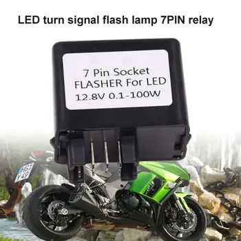 Posūkio Relė 7PIN Lizdas LED Indikatorius Univesal 7PIN Flasher Relė Suzuki GSXR 650 750 Motociklo Priedai Prekes Nuotrauka 2
