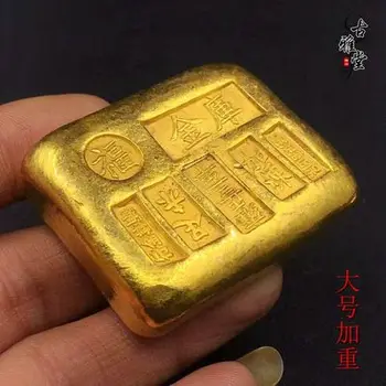 Prabangus antikvarinis aukso luito apdaila, smulkūs papuošalai