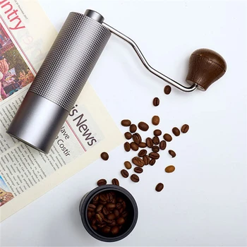 Rankinis Kavos Malūnėlis Nešiojamieji Rankiniai Espresso Kavos Frezavimo Įrankis Kavos Įtaisą, Ranka Reguliuojamas Plieno Core Burr Virtuvės