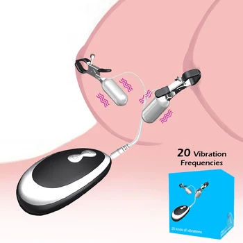 Spenelių Įrašą Vibratoriai su Nuotolinio valdymo pultelis 10 Vibracijos Režimą, Krūties Masažo Klitorio Pūlingas Įrašą Stimuliatorius Sekso Žaislai Moterims