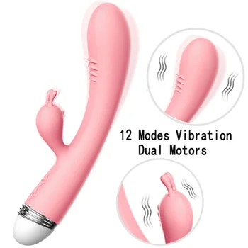 Stiprus Dildo Vibratorius Moterims G taško Makšties Massager Rabbit Vibratorius Klitorio Stimuliatorius Moterų Masturbacija Sekso Žaislų Parduotuvė