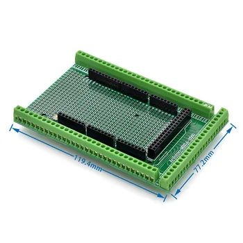 Suderinama Su MEGA2560 dvipuse PCB Prototipų Varžtas Gnybtų Bloko Shield Valdybos Rinkinys Arduino Mega 2560 / Mega2560 R3 Nuotrauka 2