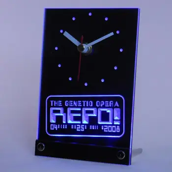tnc0231 Repo Genetinių Operos Stalas Stalas 3D LED Laikrodis