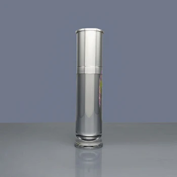 Tušti plastikiniai siurblys butelį losjonas/kremas 1.7 oz, sidabrinė 50ml vandens purškimo butelis akrilo bakas
