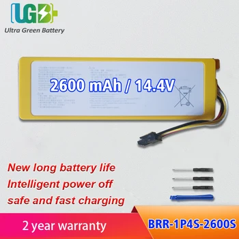 UGB Naujas BRR-1P4S-2600S Baterija XIAOMI ROBOROCK Xiaowa Dulkių siurblys Xiaowa C10 E20 E25 Atsarginės Dalys 14,4 V 2600mAh 37.44 Wh
