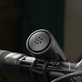USB Įkrovimo Dviračių Motociklų Elektros Bell Ragų 4 Režimai Kalnų Keliais, važiavimas Dviračiu Anti-theft Alarm Ragų Dviračių Priedai Nuotrauka 2