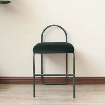Valgomasis Aksomo Kėdės, Laukia, Moderni Tuštybės Išmatose Padažu Šiaurės Šiuolaikiniai Vaikai Stiliaus Taburete Alto Bibliotekos Baldai ZXF